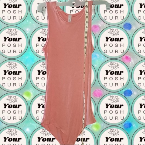 💕 JOLIE 💕 LUXE PINK BODYSUIT BASICS STRETCH ONESIE 💕 ❣️ - Picture 1 of 6